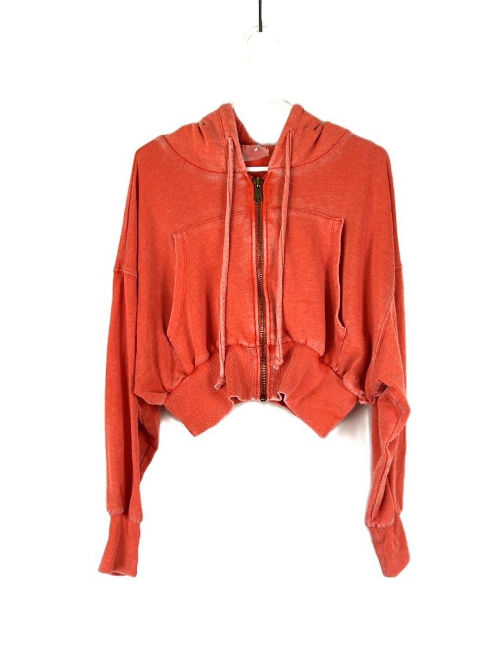 Free People Movement Low Key Cropped Zip Up Hoodie M/L
